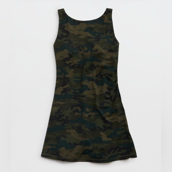OFFLINE By Aerie•Real Me Xtra High Neck Dress•
Olive Daze•Size S•NWOT - Picture 2 of 6